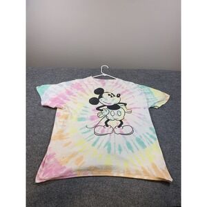 Disney Mickey Mouse T-Shirt Mens LARGE Tie-Dye Graphic Tee